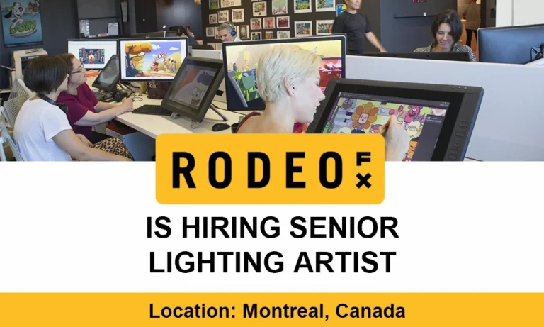 Senior Lighting Artist job at Rodeo FX thumbnail