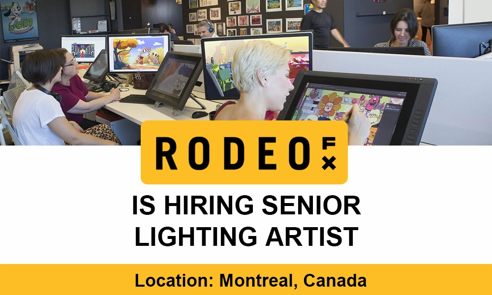 Senior Lighting Artist job at Rodeo FX thumbnail
