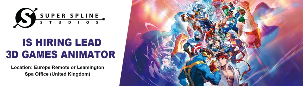 Super Spline Studios hiring Lead 3D Games Animator