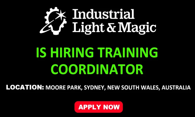 TRAINING COORDINATOR at ILM SYDNEY, 2026