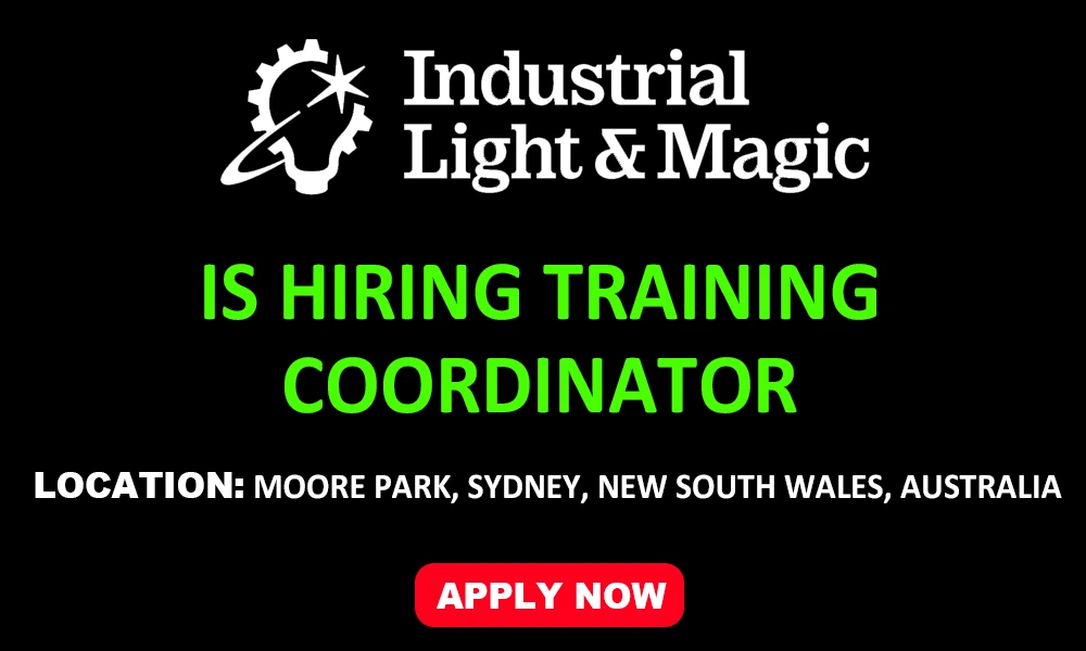 TRAINING COORDINATOR at ILM SYDNEY, 2026