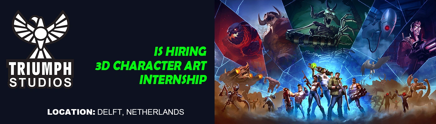Triumph Studios hiring 3D Environment Art Internship