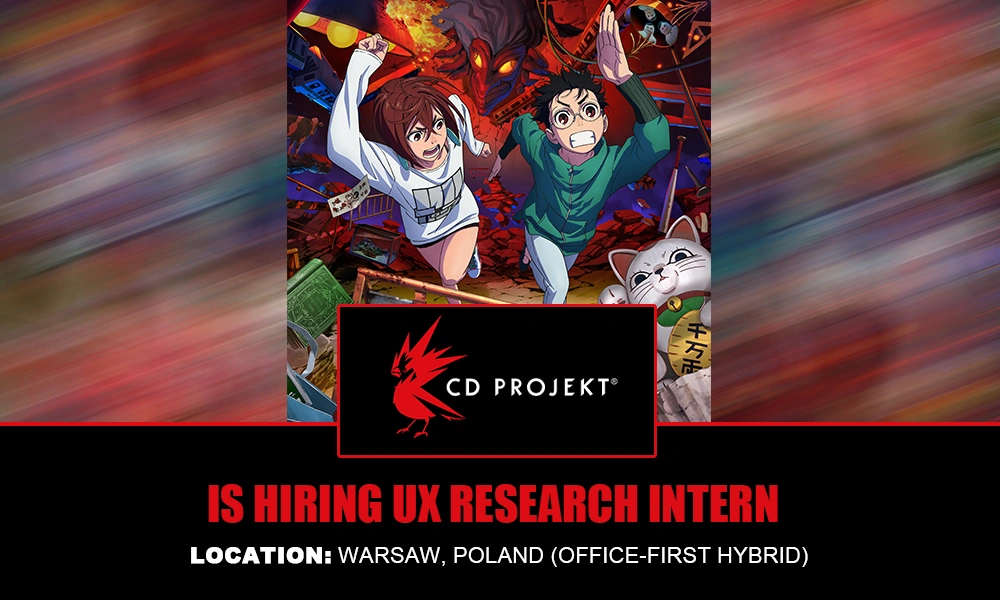 UX Research Intern CD PROJEKT RED