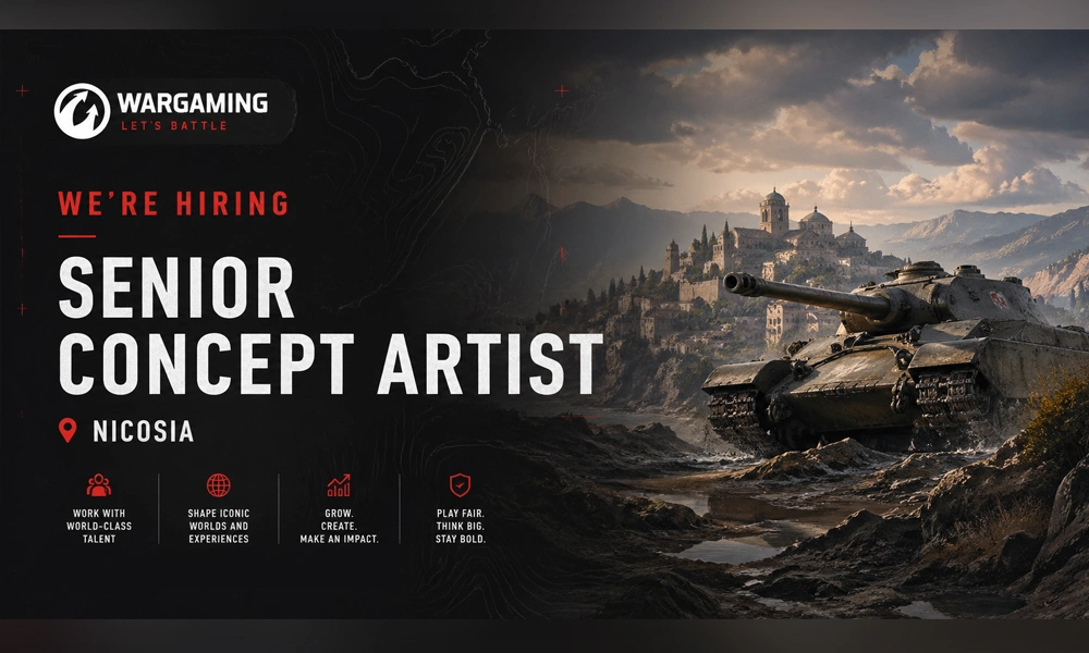 Wargaming hiring Senior Concept Artist thumb