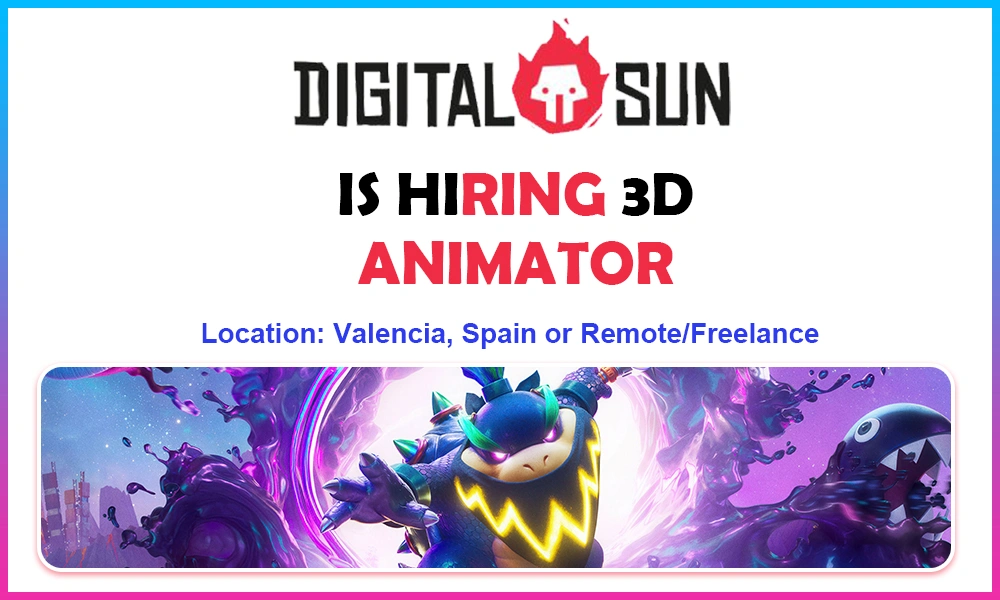 3D Animator Job at Digital Sun Games thumb