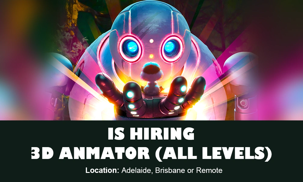 3D Animator job at Rising Sun Pictures, Brisbane
