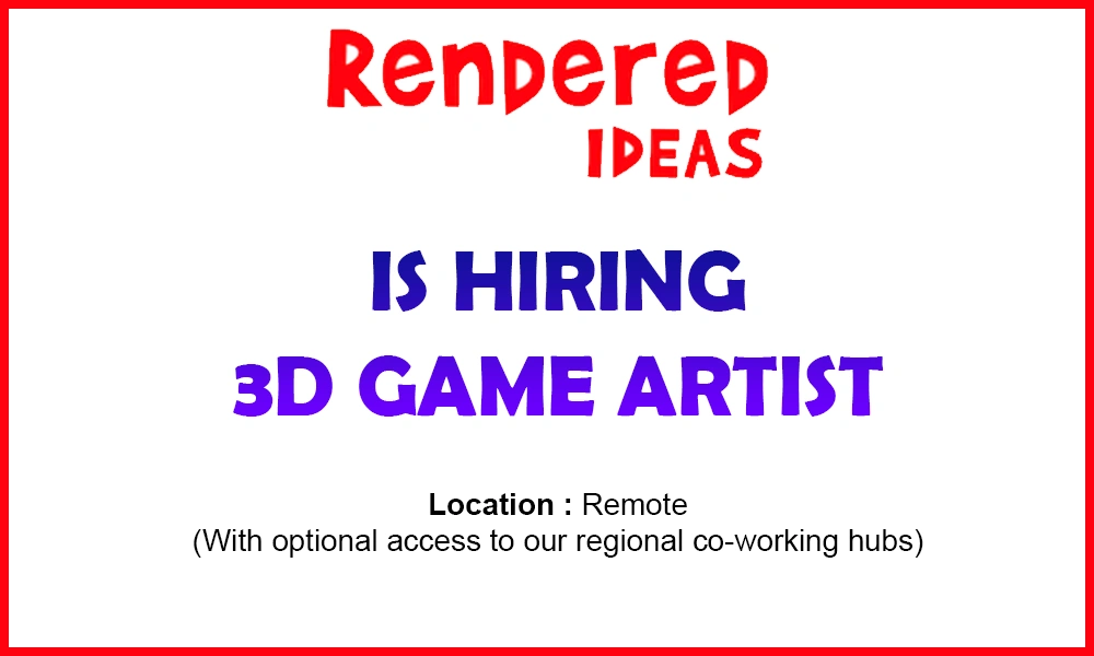 3D Game Artist Rendered Ideas, Mumbai