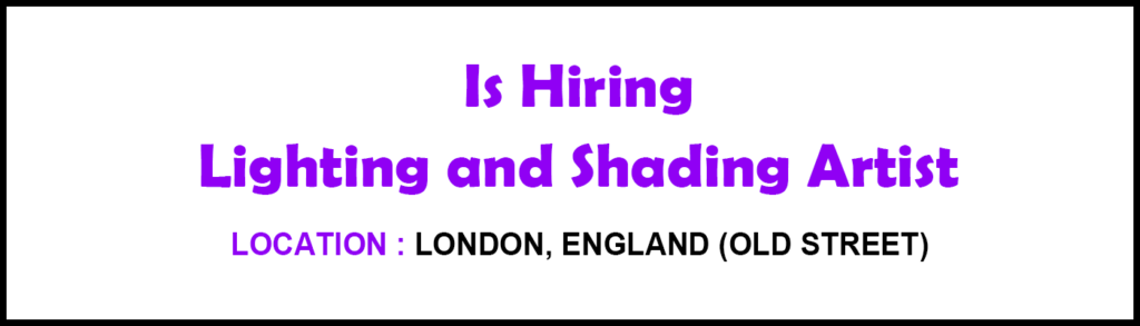 3D Layout artist jobs at One of Us, London