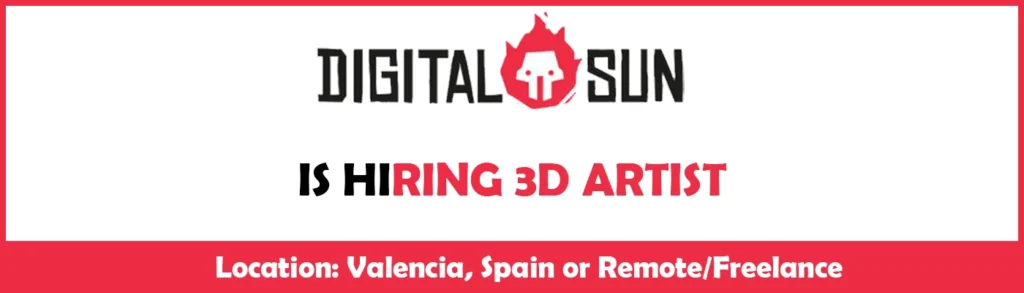 3d artistic Digital Sun Games is Hiring a 3D Artist thumb 3d artistic Digital Sun Games is Hiring a 3D Artist thumb