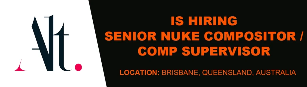Alt.vfx is hiring Senior Nuke Compositor, Brisbane