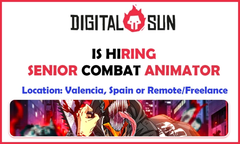 Digital Sun Games is Hiring a Senior Combat 3D Animator thumb