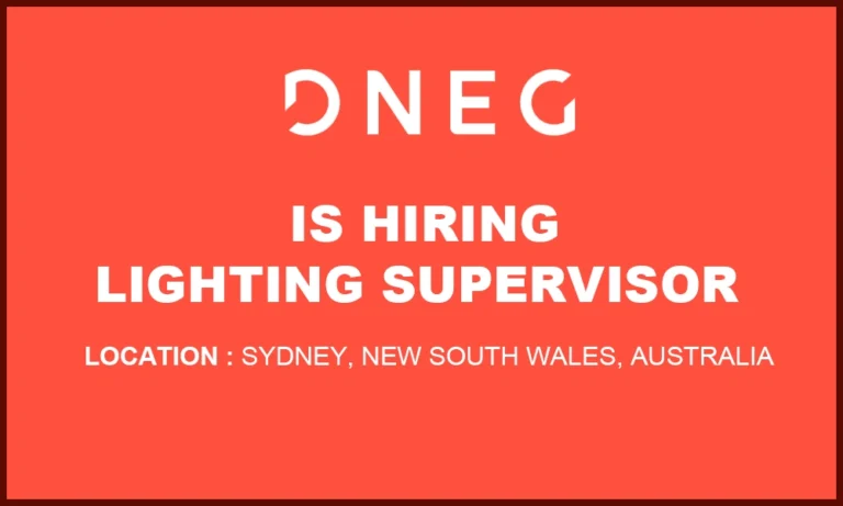 Dneg jobs Lighting artist (Supervisor), Australia 2026 thumb