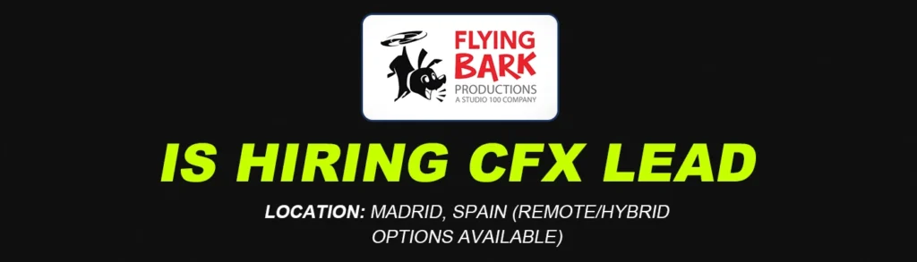 Flying Bark Productions Hiring CFX Lead – Sydney thumb