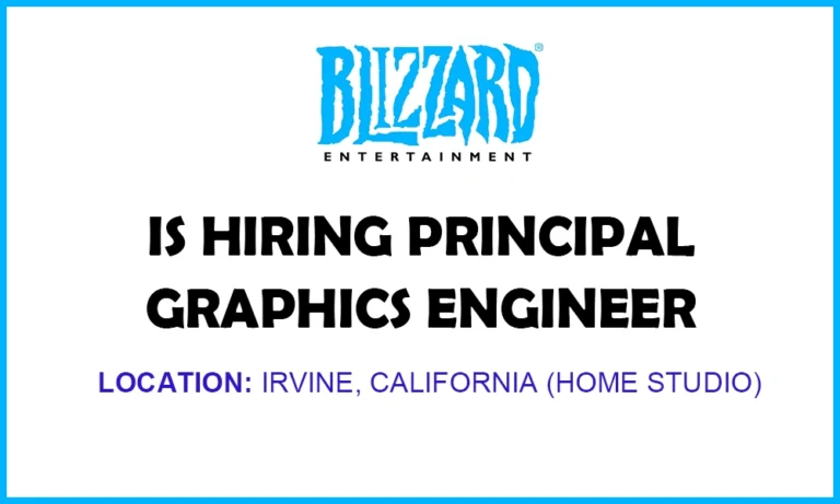 Graphics Engineer jobs at Blizzard Entertainment, CA 2026