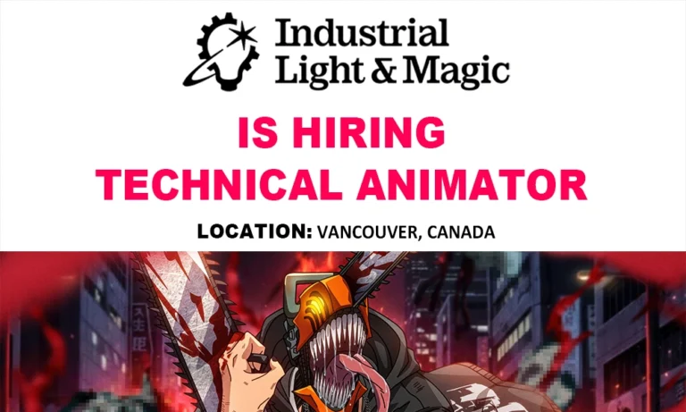 Industrial Light & Magic hiring 3D Technical Animator, Canada