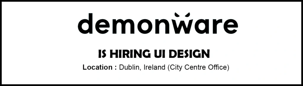 Internship ireland UI Design at Demonware