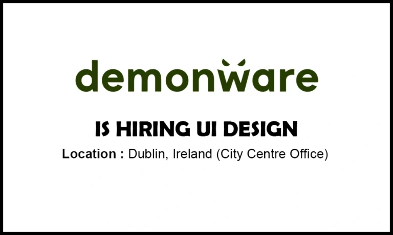 Internship ireland UI Design at Demonware, 2026 THUMB