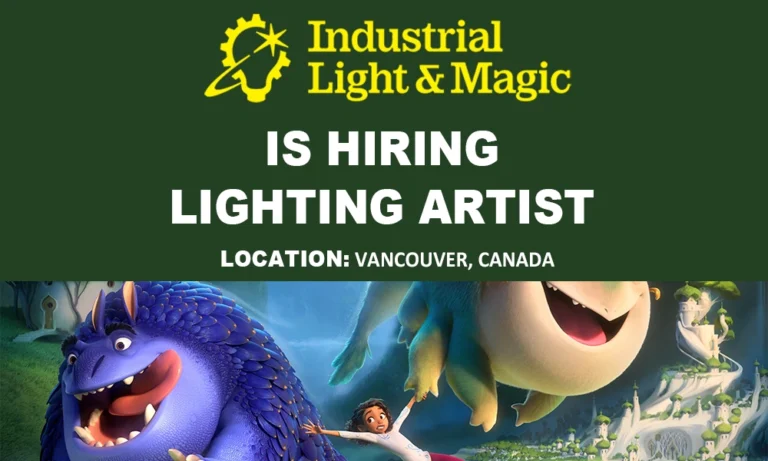 Internships near me Junior Lighting Artist, Vancouver thumb