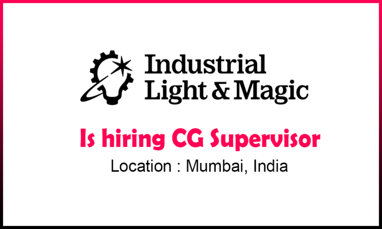 Jobs in mumbai CG Supervisor at Industrial Light & Magic thumb