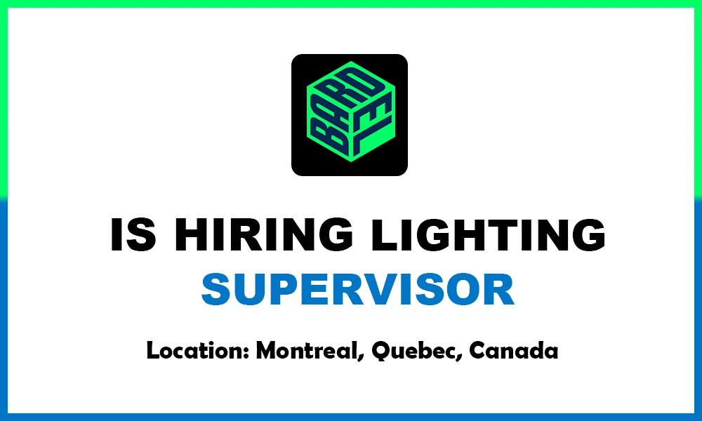 Jobs in quebec Lighting Supervisor at Bardel Entertainment thumb