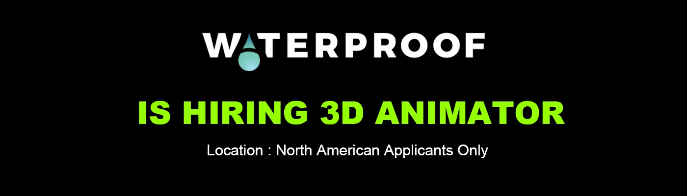 KeyFrame Animators job at Waterproof Studios, Canada