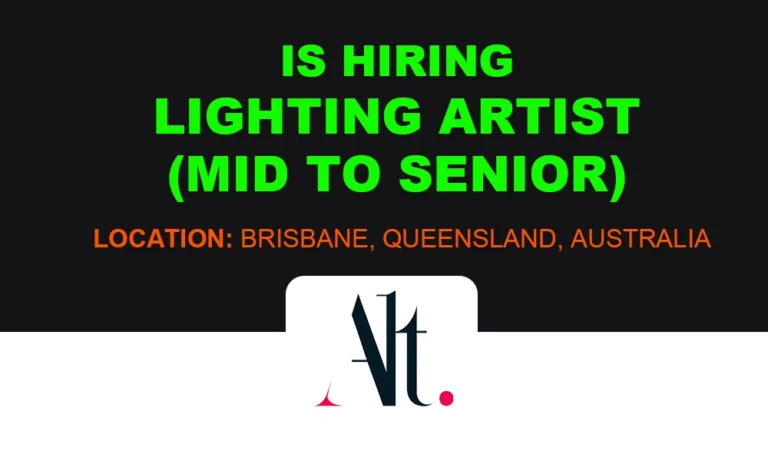 Lighting Artist (Mid to Senior) job at Alt.vfx, Brisbane thumb
