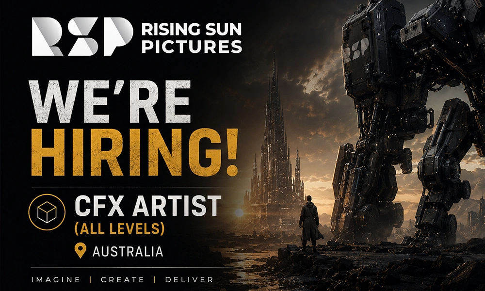 Rising Sun Pictures hiring CFX Artist (All Levels), Australia thumb