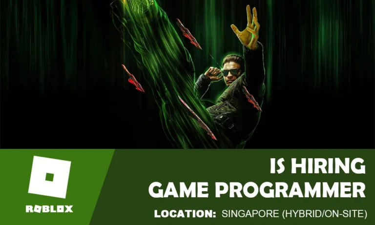 Roblox is hiring Game Programmer, Singapore thumb