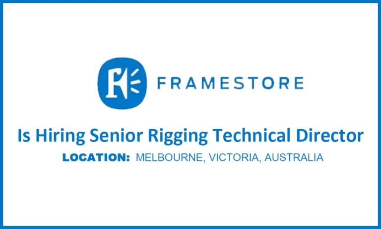 Senior Rigging Technical Director job at Framestore Australia, 2026 thumb