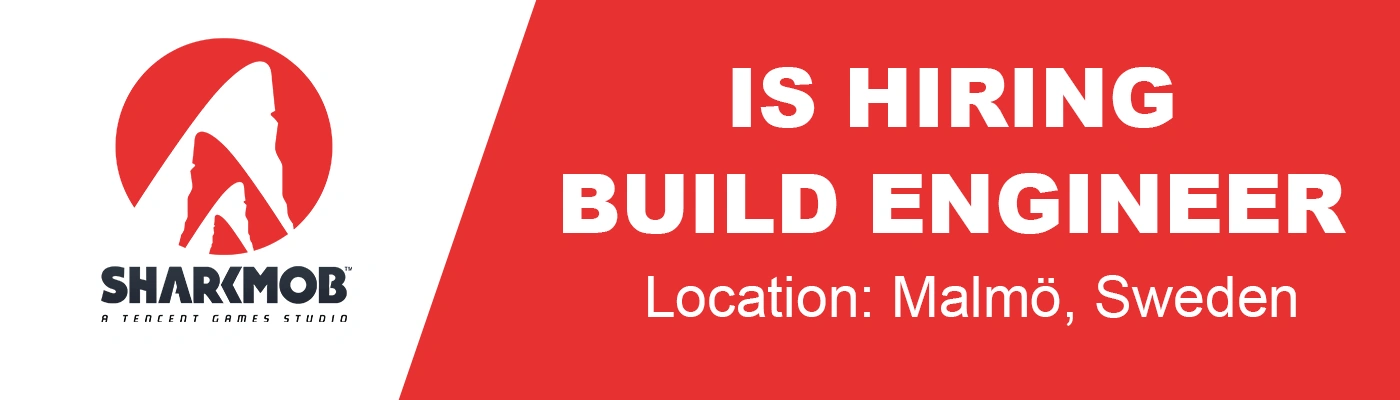 Sharkmob is hiring Build Engineer, Sweden % festybay Sharkmob is hiring Build Engineer, Sweden