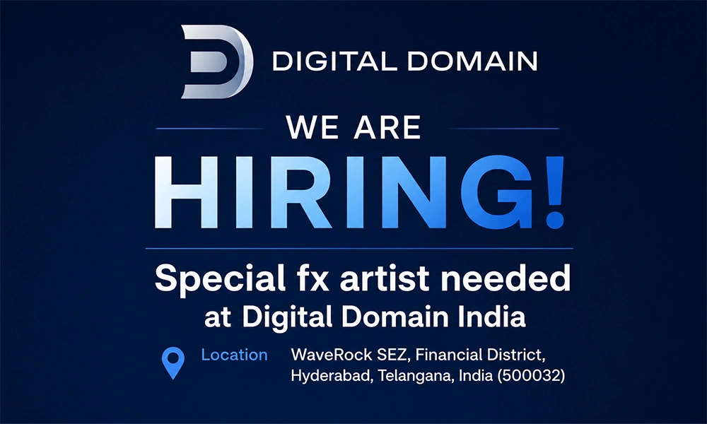 Special fx artist needed at Digital Domain India thumb