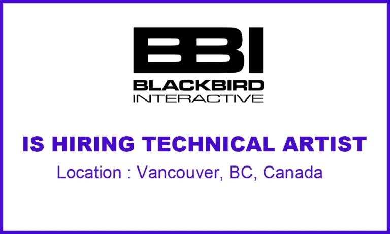 Technical Artist Jobs - Blackbird Interactive, Remotet humb