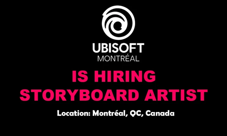 Ubisoft Montréal hiring Storyboard Artist, Canada