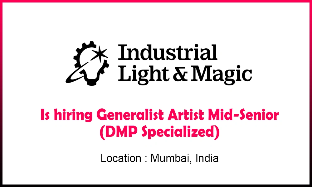 vfx jobs Generalist Artist Mid-Senior, Mumbai 2026