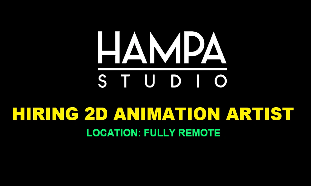 2D Animation Artist job at Hampa Studio, Remote