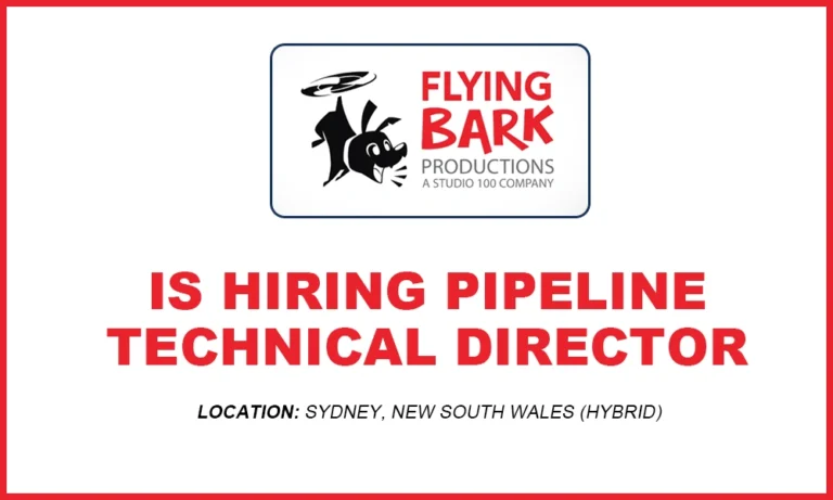 3D Pipeline Technical Director Flying Bark Productions, Sudney thumb