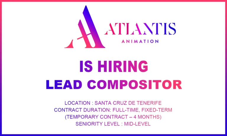 Atlantis Animation hiring Lead Compositor, Spain thumb