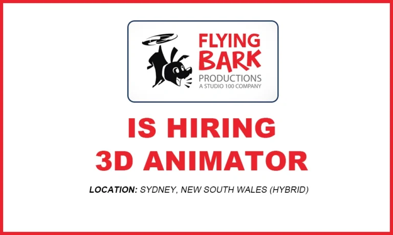 Flying Bark Productions hiring Animation Supervisor 3d animation