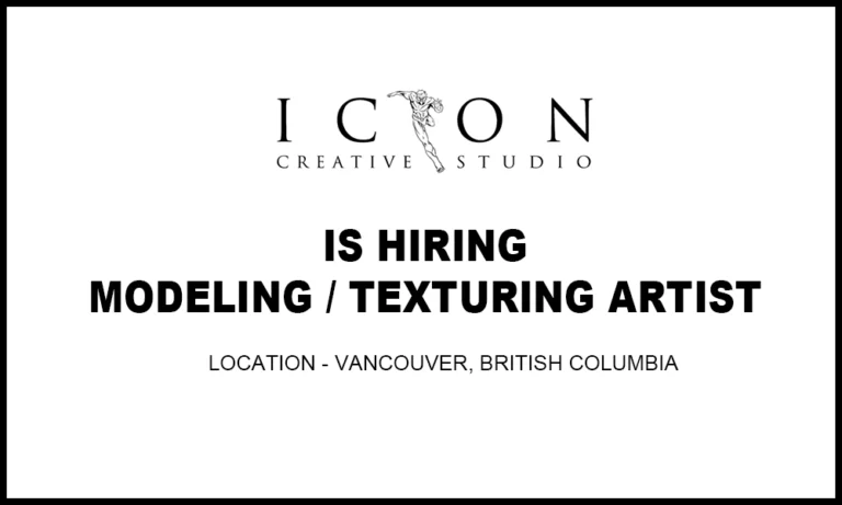ICON Creative Studio Junior 3D Modeling & Texturing Artist thumb
