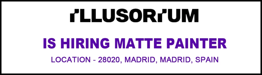 Illusorium Studios hiring Senior Matte Painter, spain, 2026 Illusorium Studios hiring Senior Matte Painter, spain, 2026