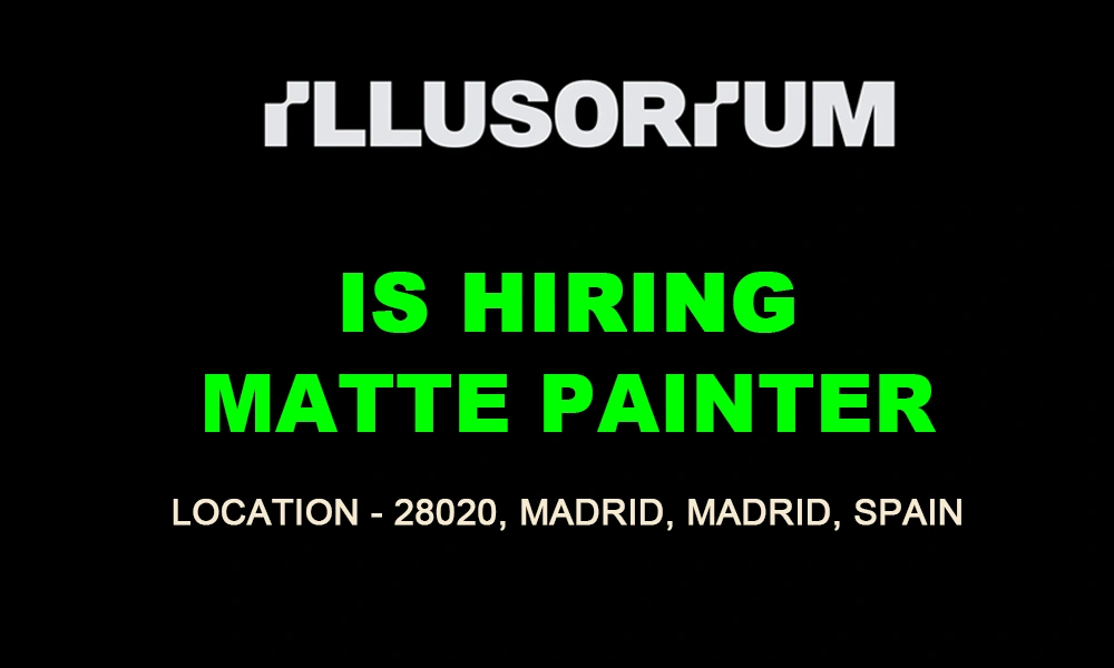 Illusorium Studios hiring Senior Matte Painter, spain, 2026 thumb