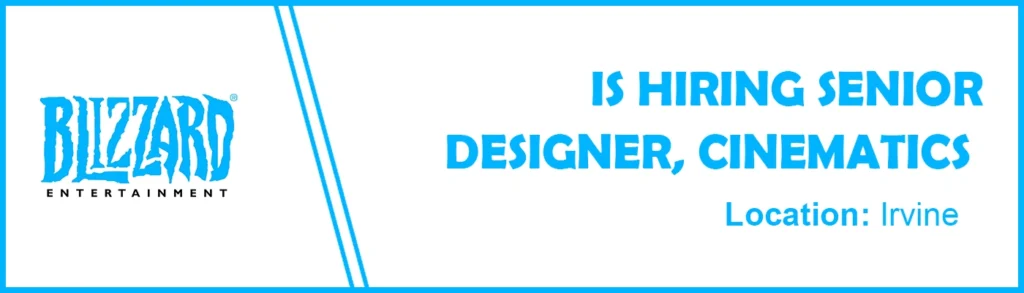 Irvine Jobs Senior Designer, at Blizzard 2026