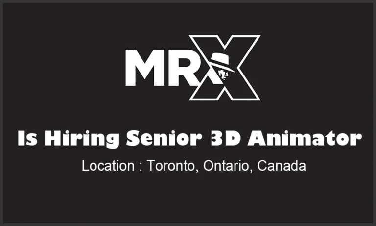 Ontario jobs Senior 3D Animator, at MR. X thumb