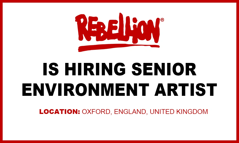 Senior 3D Environment Artist, Rebellion Oxford thumb