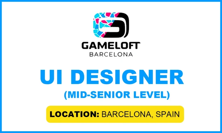 Senior UI Designer at Gameloft Barcelona