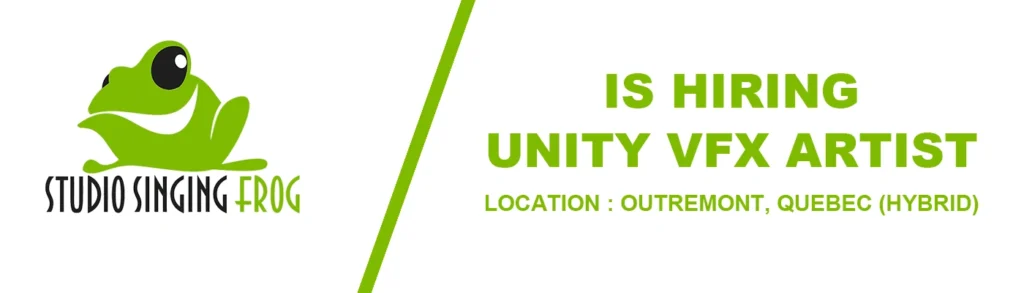 Unity VFX Artist job at Singing Frog Studio, 2026