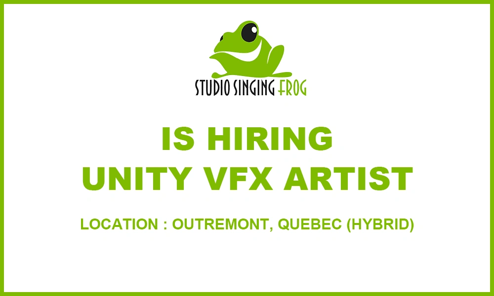 Unity VFX Artist job at Singing Frog Studio, 2026 thumb