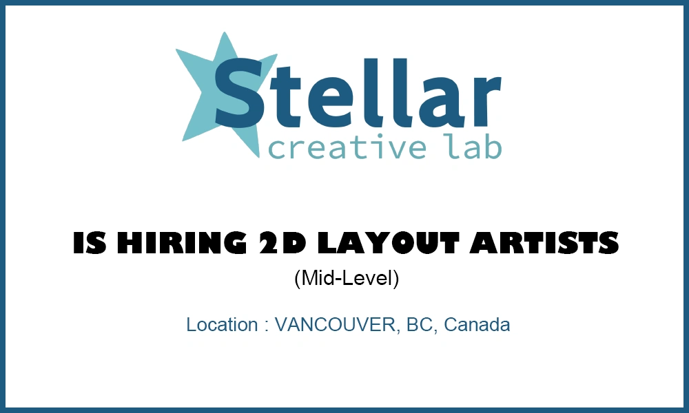 2D Layout Artist (Mid-Level) at Stellar Creative Lab