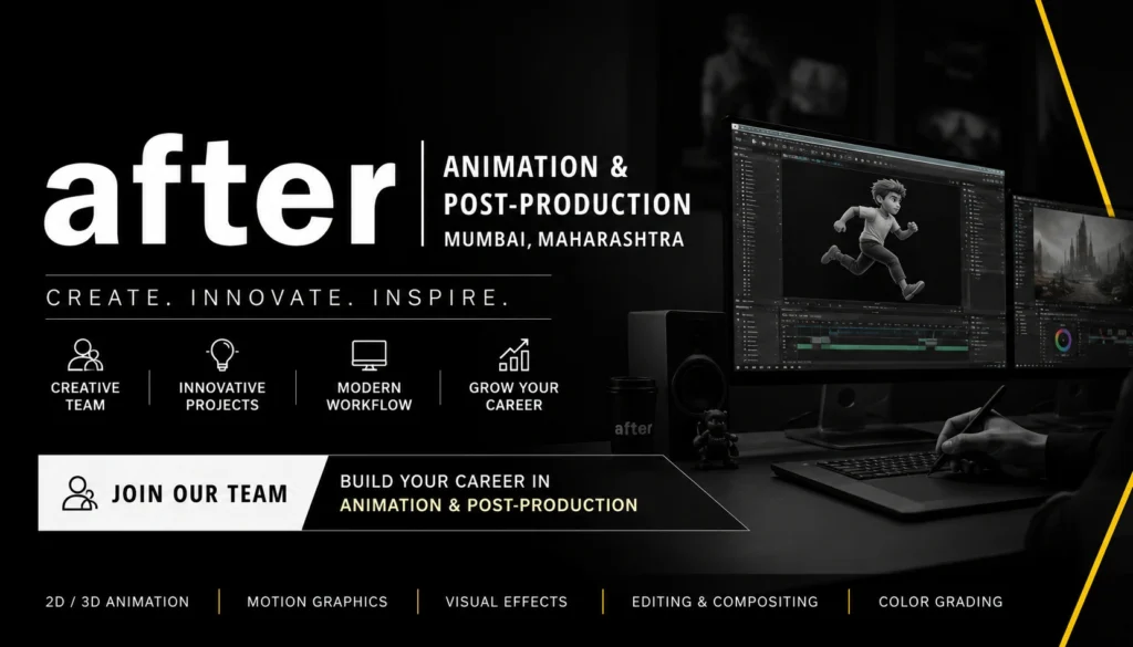 After Studios Jobs Creative Careers in Mumbai
