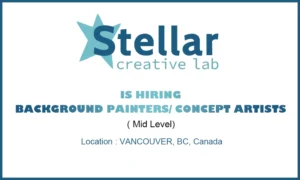 Background Painters _Concept Artists (All levels) at Stellar Creative Lab, Canada, 2026